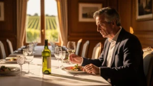 Déjeuner de luxe gâché en Margaux à cause d'un vin blanc trop jeune à 90 €