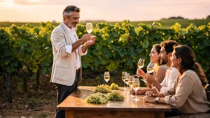 Dégustation de vins blancs perlés à Gaillac révélant la richesse des vins du Sud-Ouest