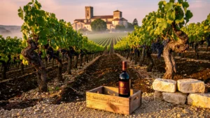Vignoble Saint-Émilion Grand Cru en lumière dorée illustrant son évolution sur 5 ans